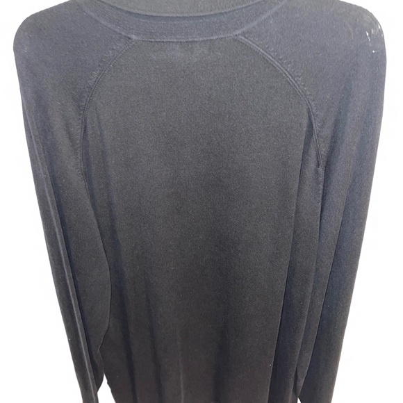 Tommy Bahama Casual Shirt Men’s Size Large Black Polo Long Sleeve Silk Blend - Picture 11 of 12